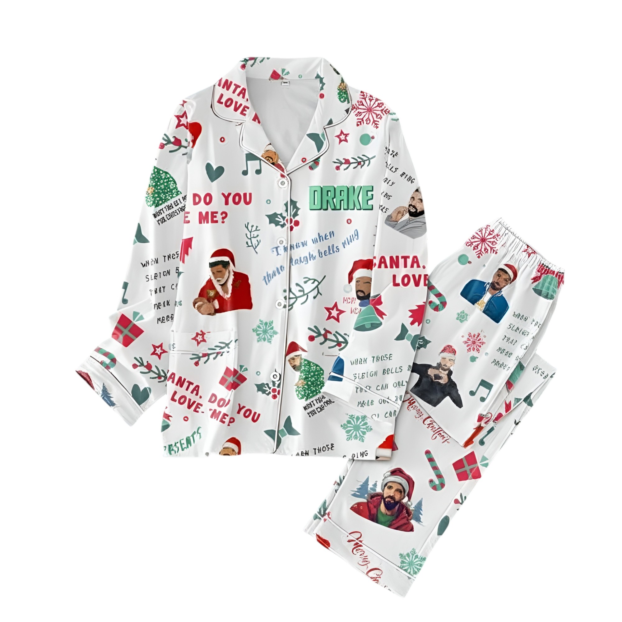 Cozy Drake Christmas Pajama Set For Kids