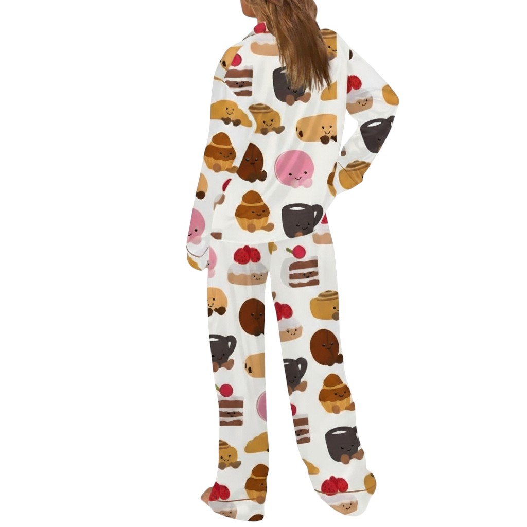 Plushies Bakery Print Pajama Set