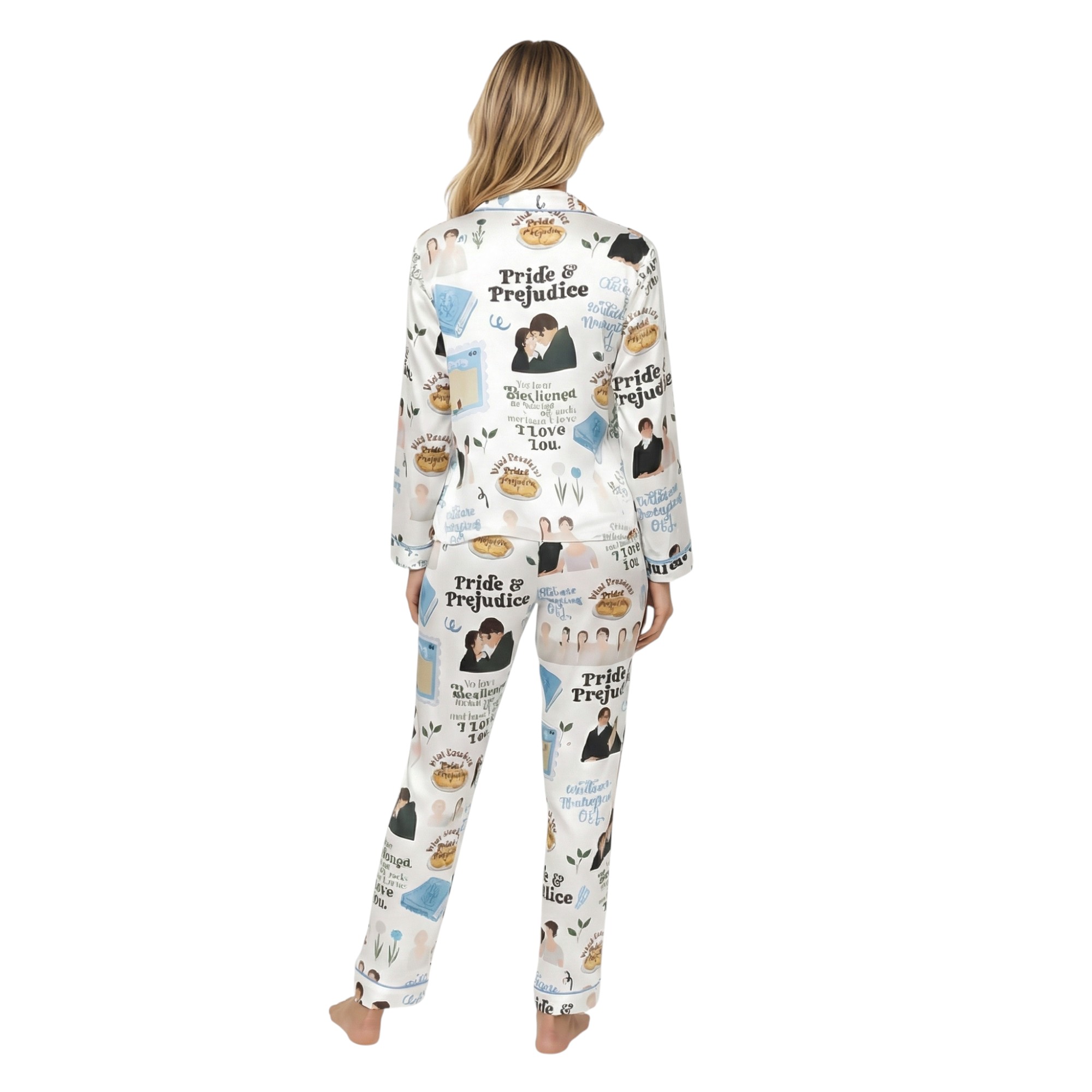 Pride And Prejudice Printed Pajama Set