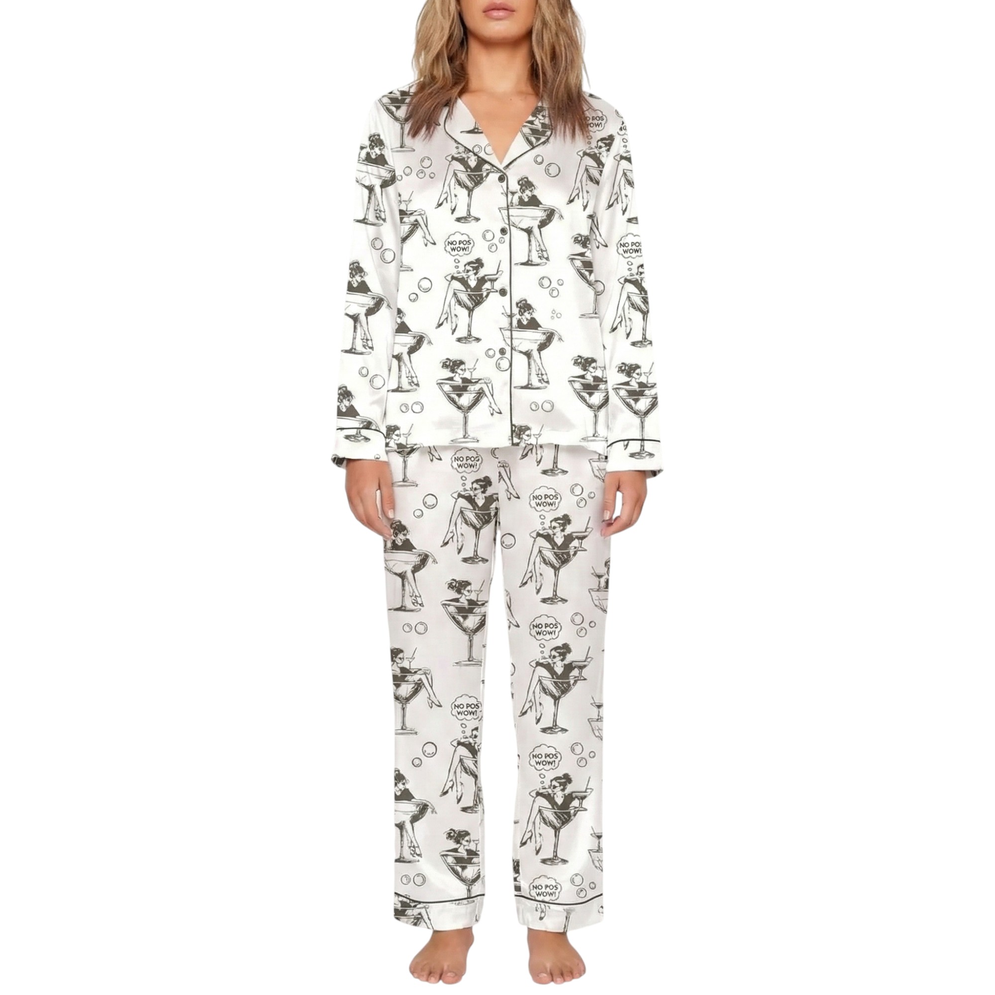 Chismosa Social Club Mexican Print Pajama Set