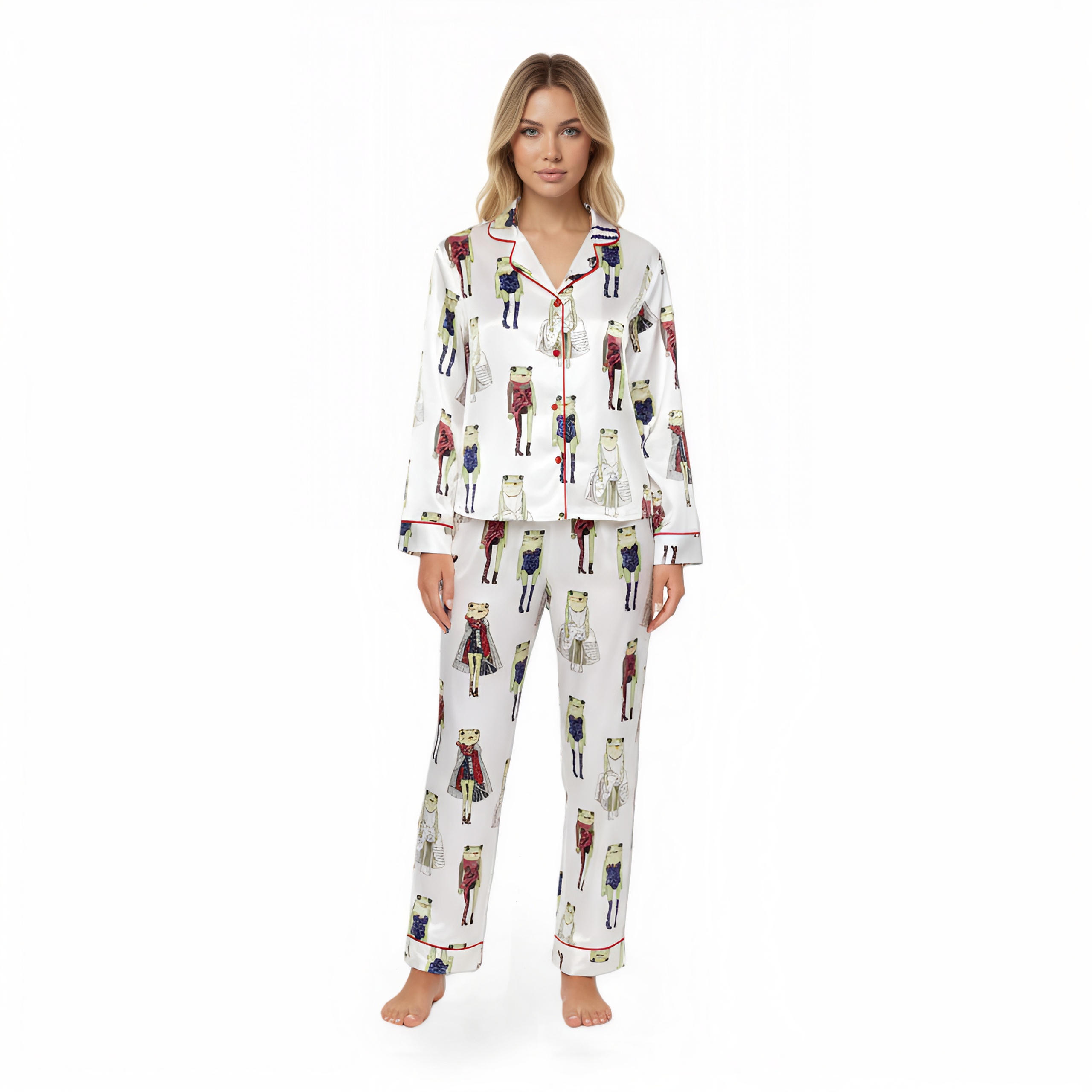 Eras Tour Frog Printed Pajama Set