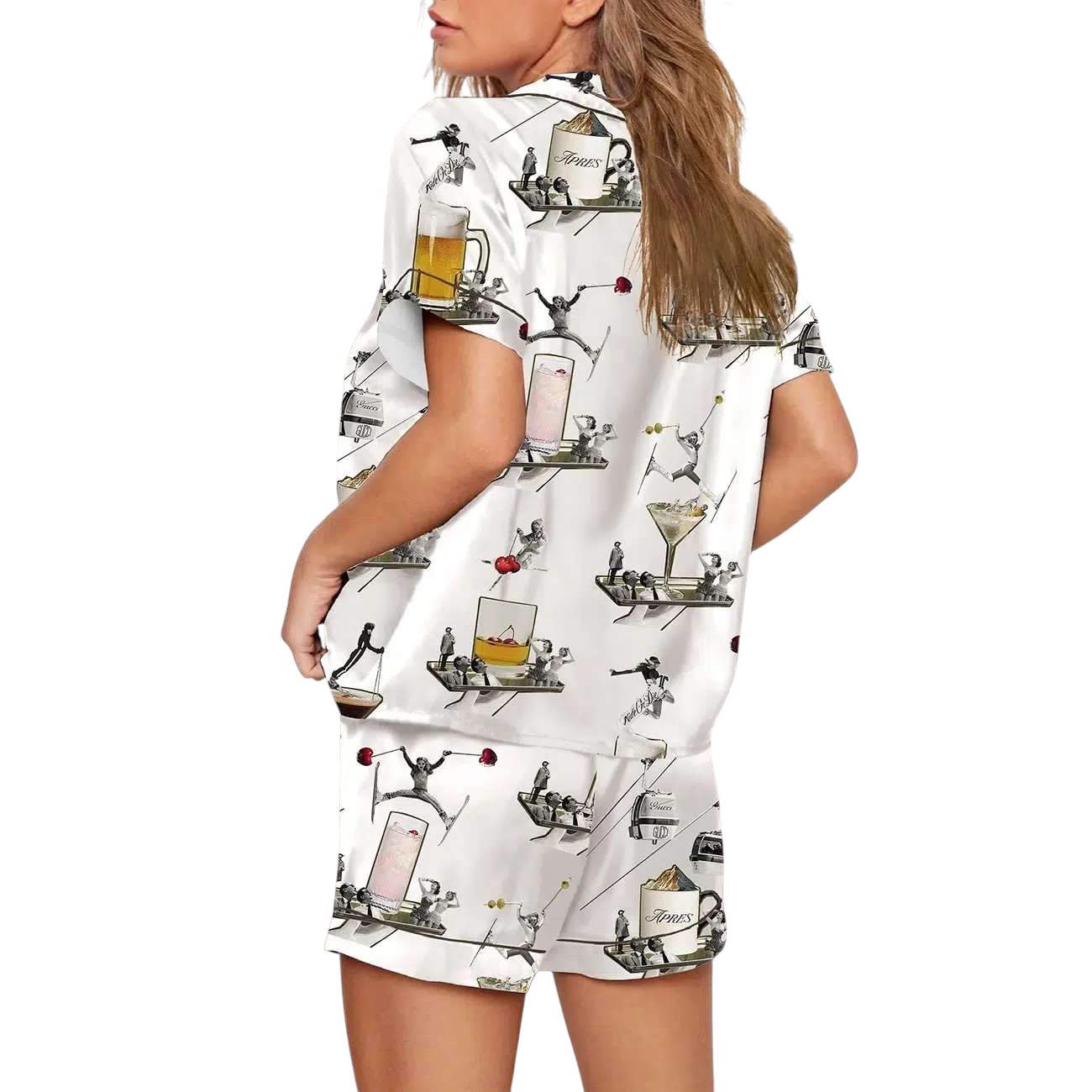 Après Inspired Cocktail Theme Pajama Set