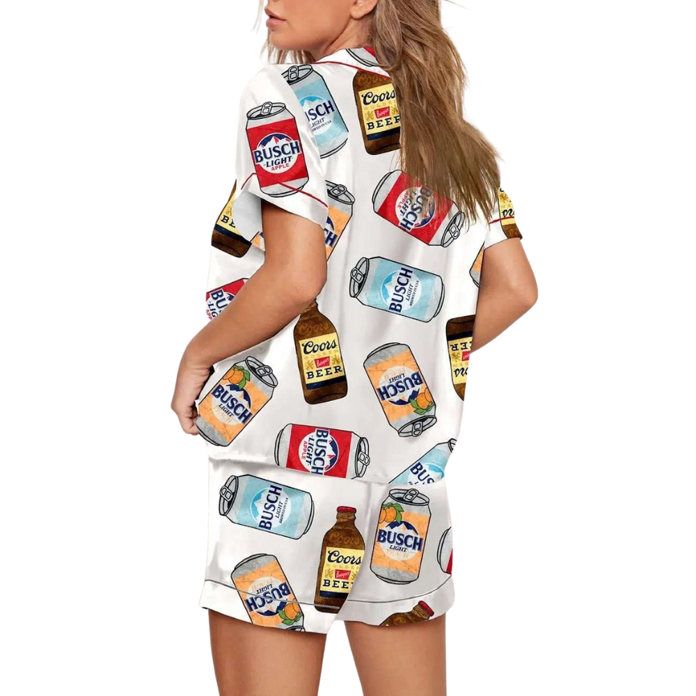 Classic Beverage Design Sleepwear Pajama Set