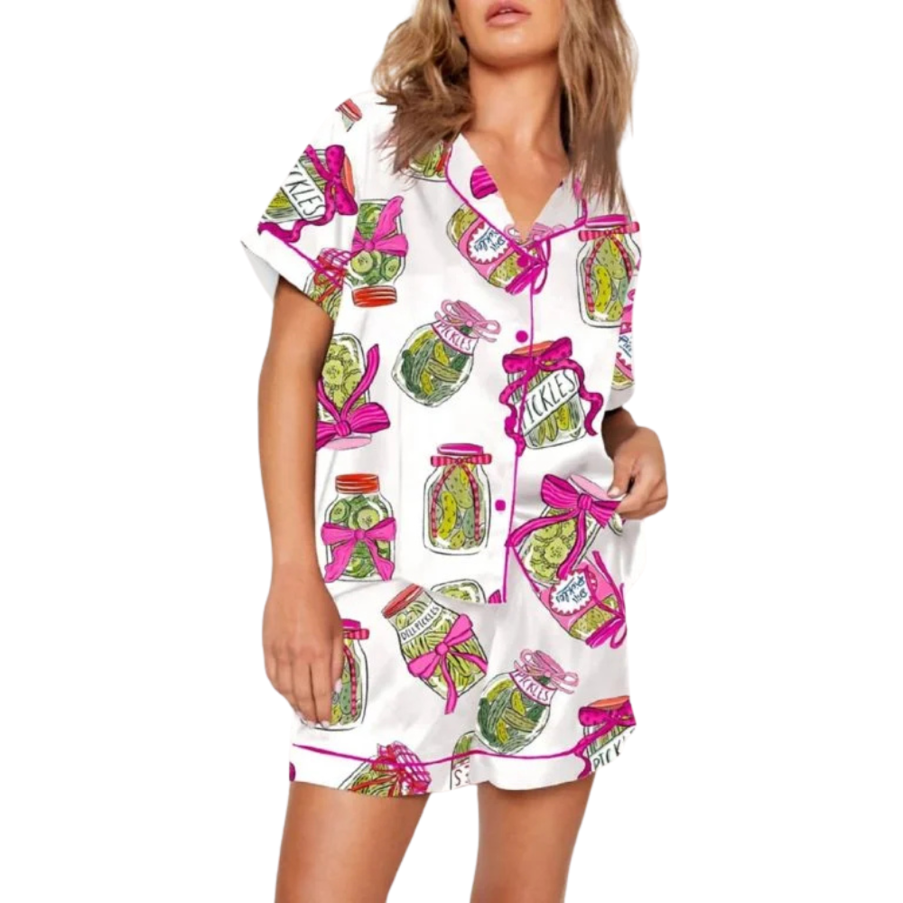 Pickle And Bow Printed Pajama Set