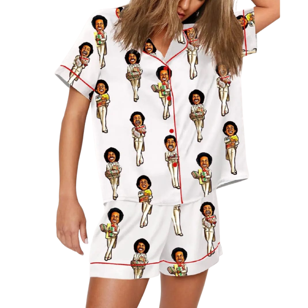 In My Mind Printed Family Funny Christmas Pajama Set