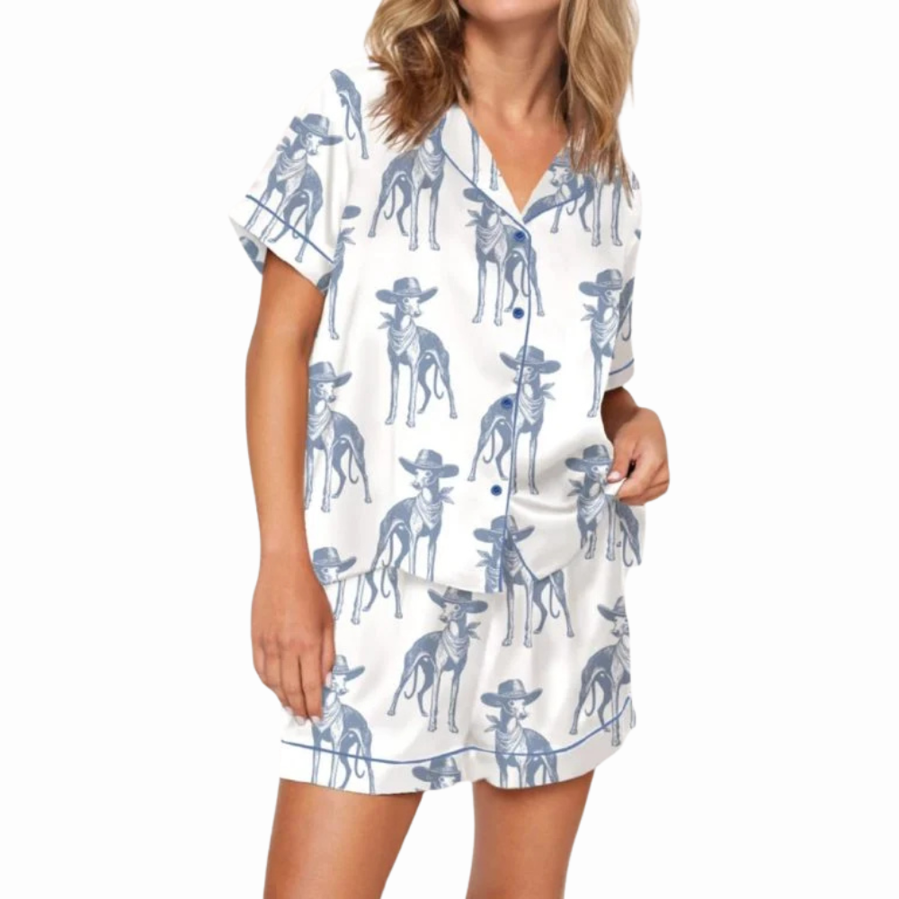 Whippet Cowboy Pajama Set