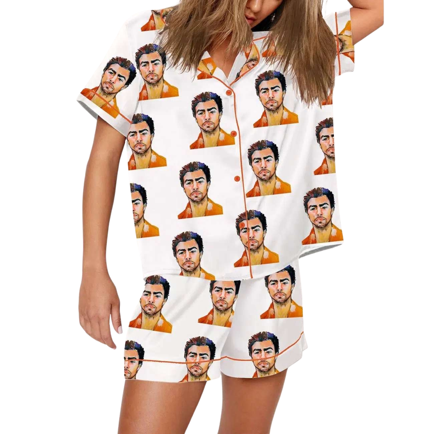 Luigi Mangione Print Pajamas For Women