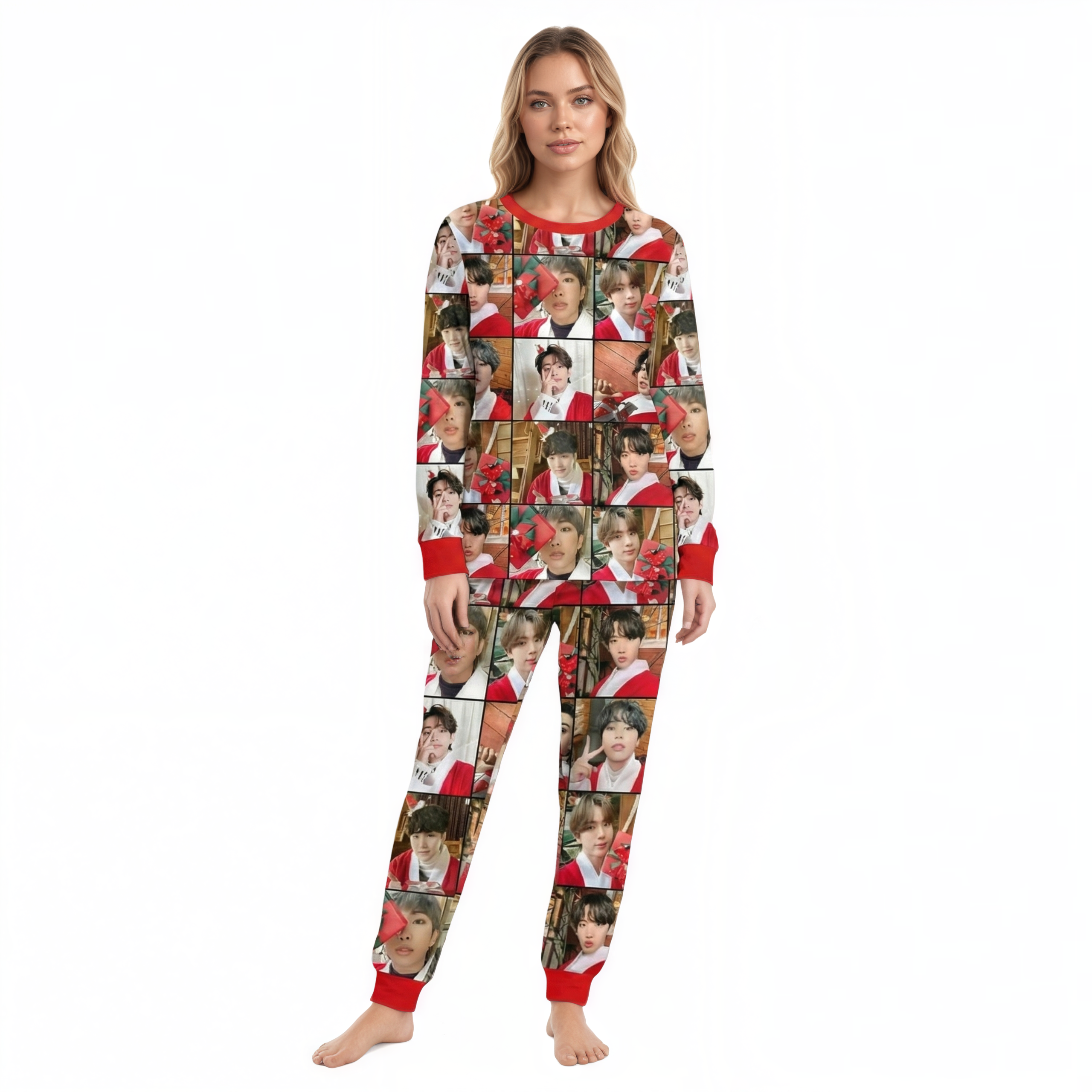 BTS Inspired Christmas Pajama Set