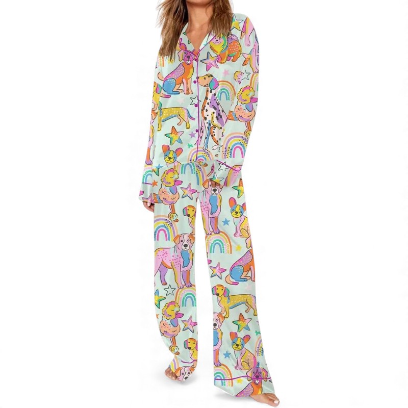 Dalmatian Print Pajama Set