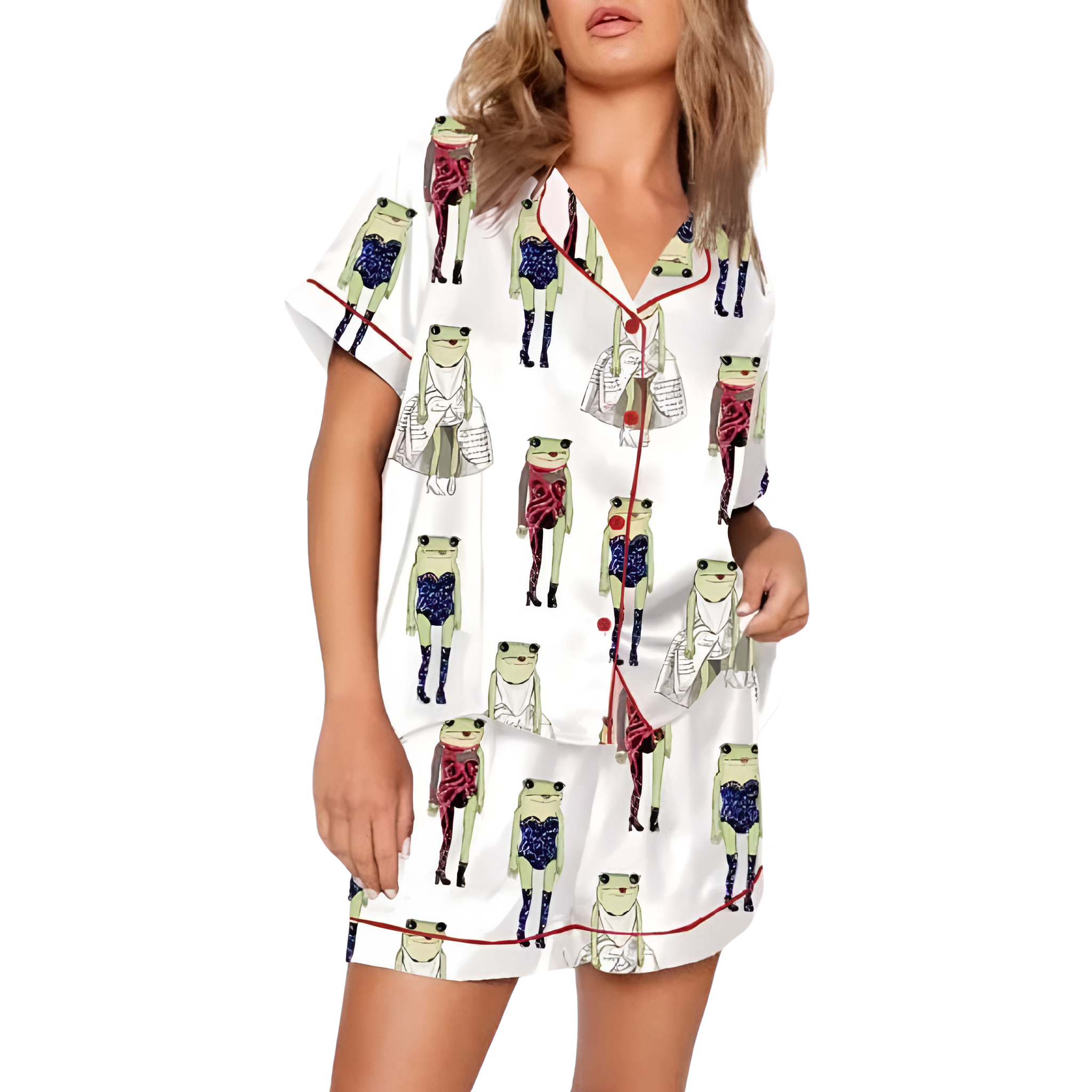 Eras Tour Frog Printed Pajama Set