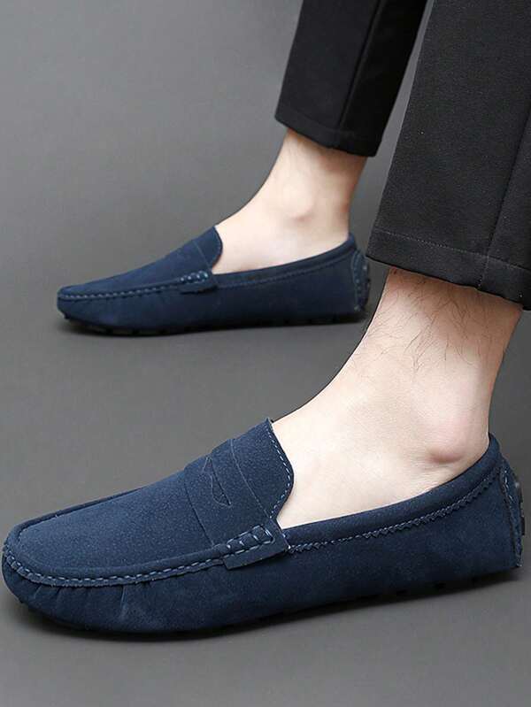Casual Faux Suede Flat Shoes