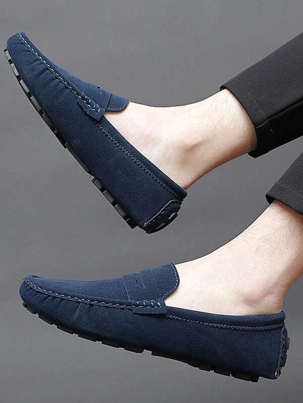 Casual Faux Suede Flat Shoes