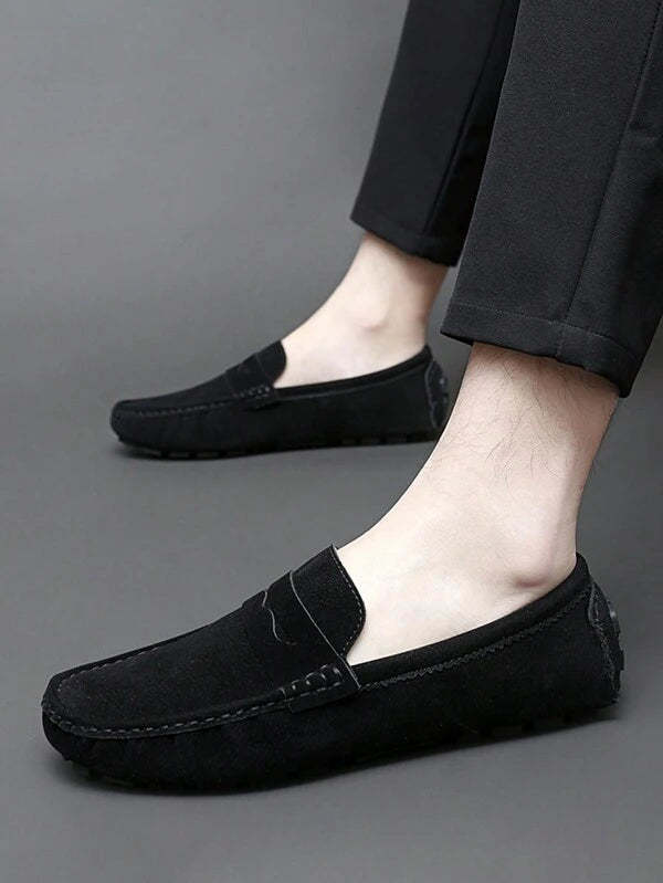 Casual Faux Suede Flat Shoes