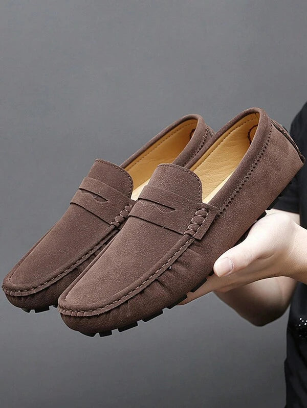 Casual Faux Suede Flat Shoes