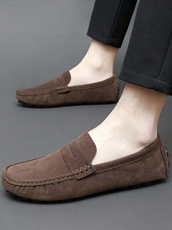 Casual Faux Suede Flat Shoes