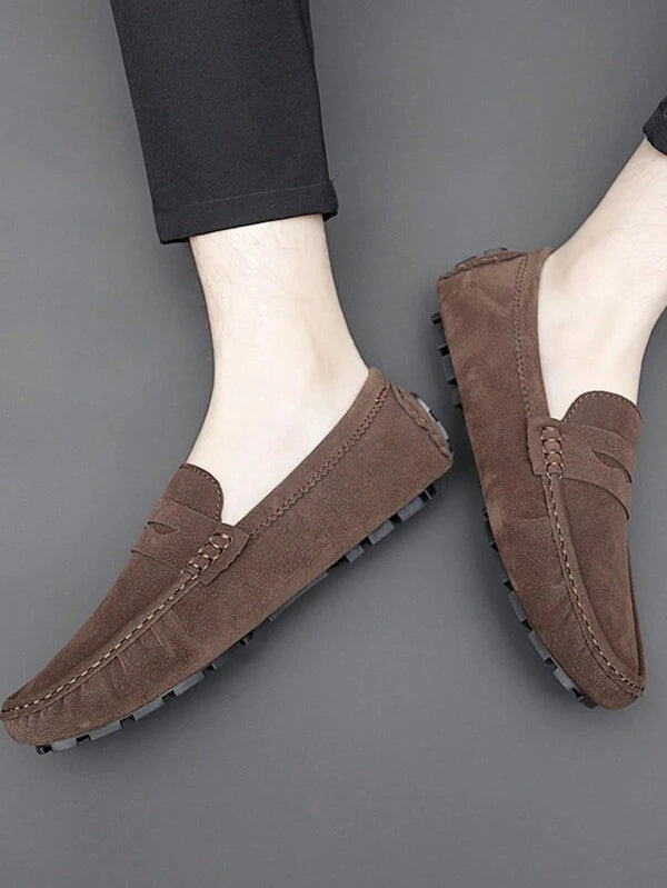 Casual Faux Suede Flat Shoes