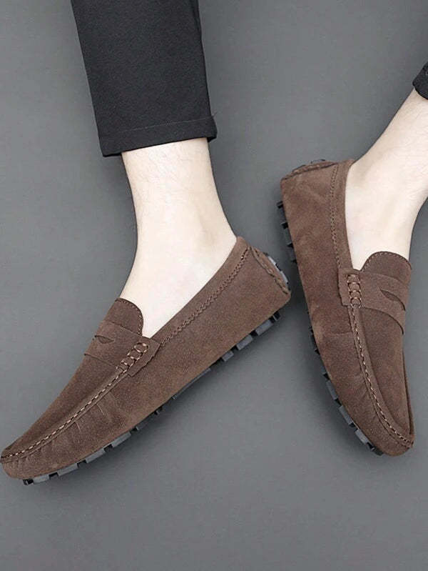 Casual Faux Suede Flat Shoes