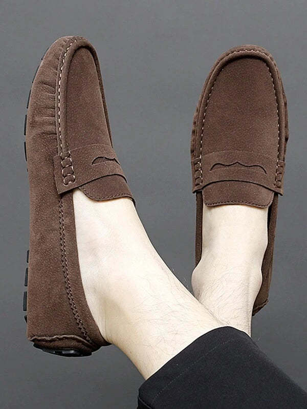 Casual Faux Suede Flat Shoes