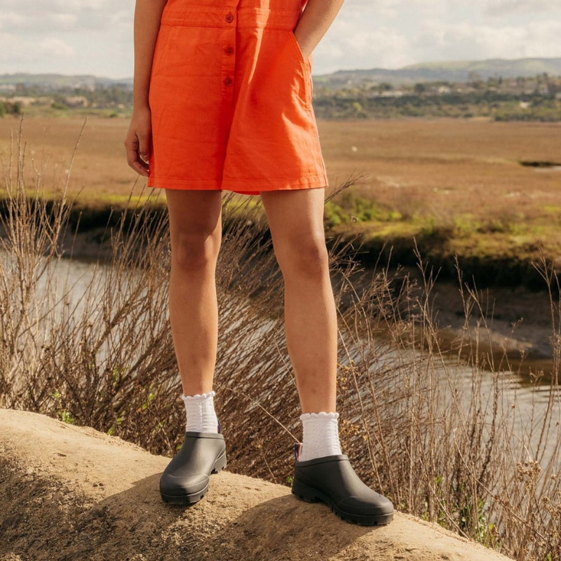 Bodega Slip On Garden Clog With Rubber Sole For Women