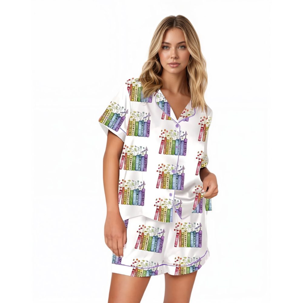 Equal Rights Graphic Printed Pajama Set 