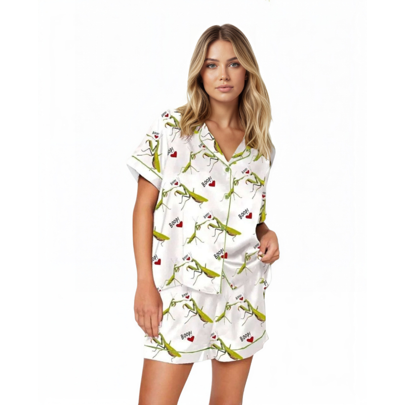 Funny Valentine Boop Printed Pajama Set