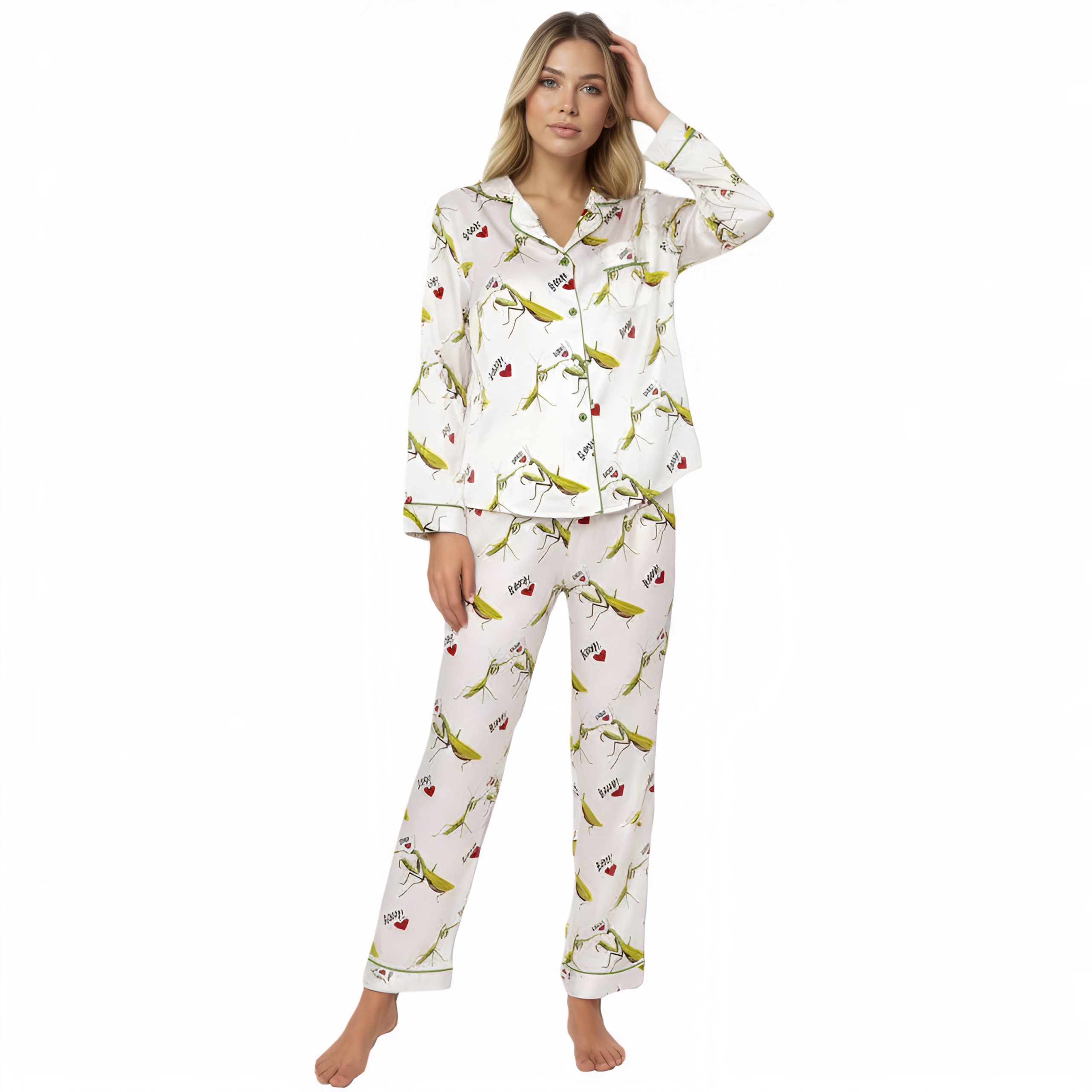 Funny Valentine Boop Printed Pajama Set