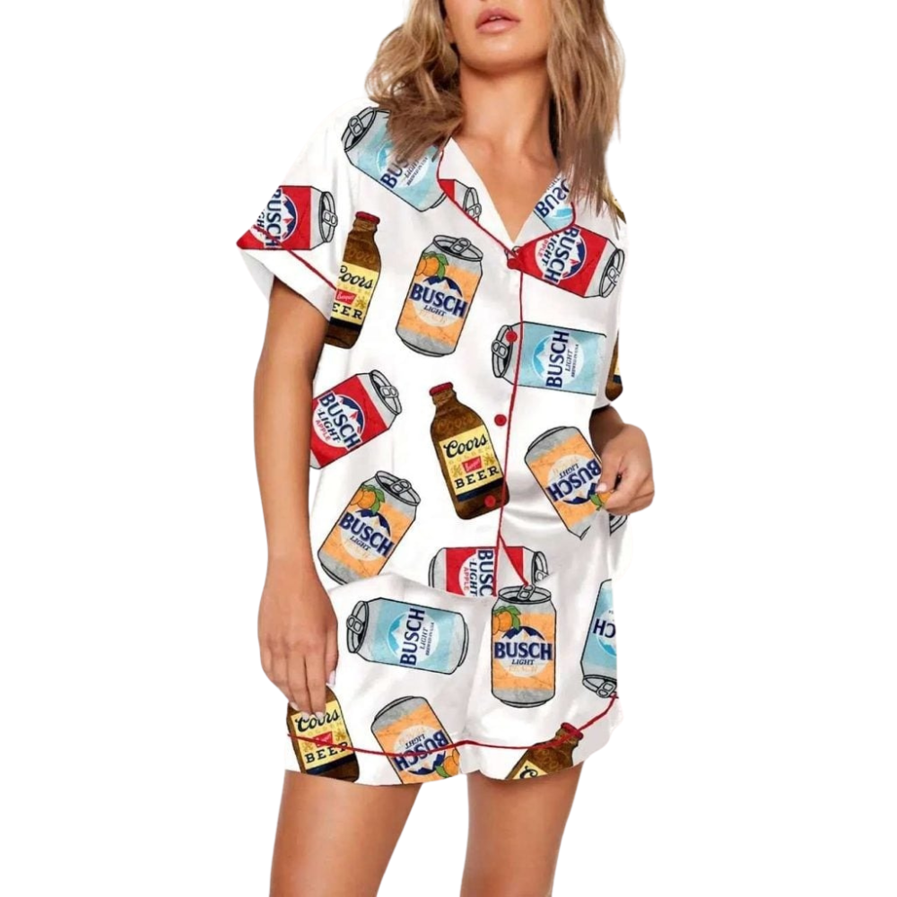 Classic Beverage Design Sleepwear Pajama Set