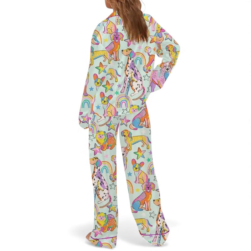 Dalmatian Print Pajama Set