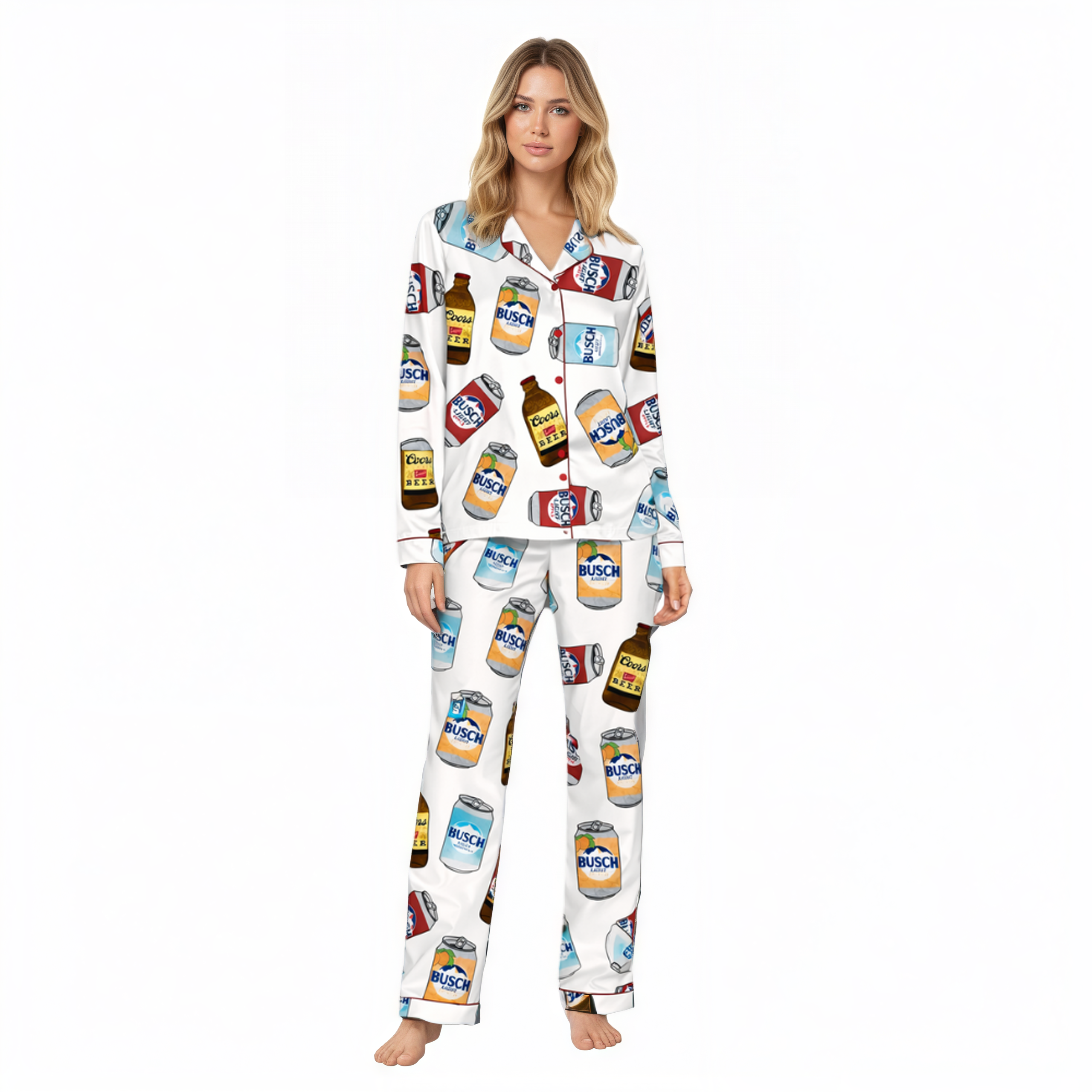 Classic Beverage Design Sleepwear Pajama Set