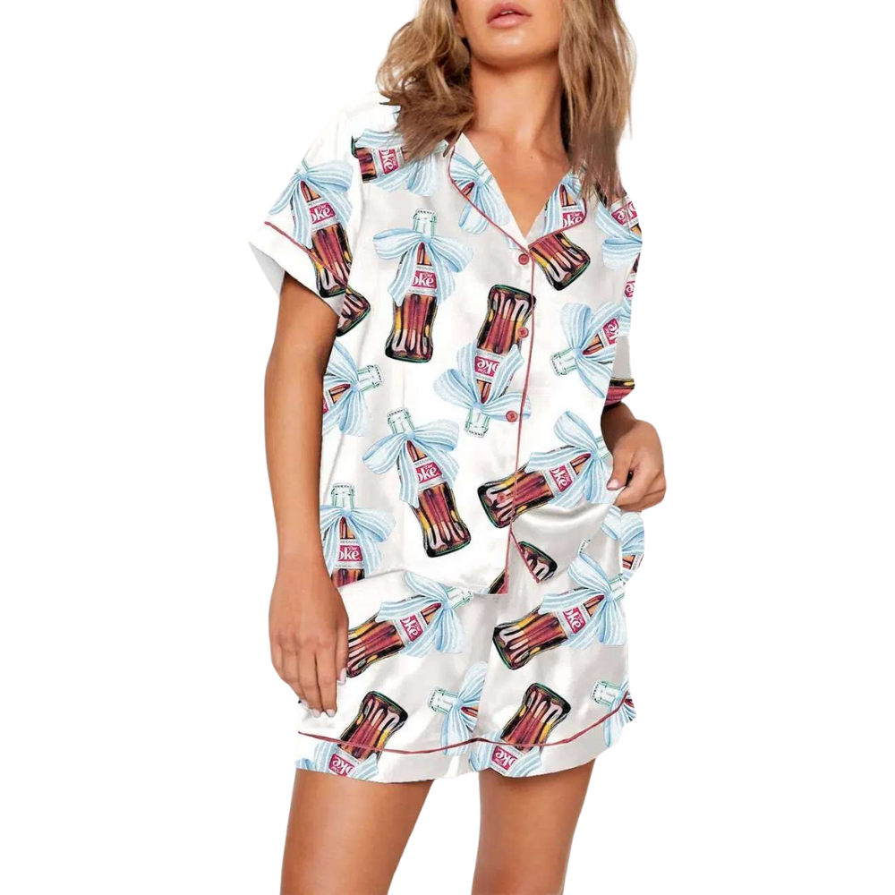 Coke Drinking Pajama Set
