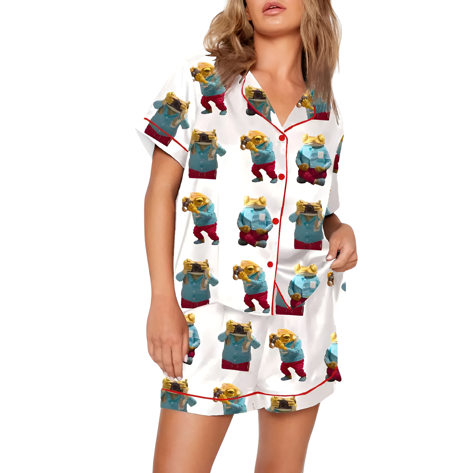 Bad Bunny Party Pajama Set