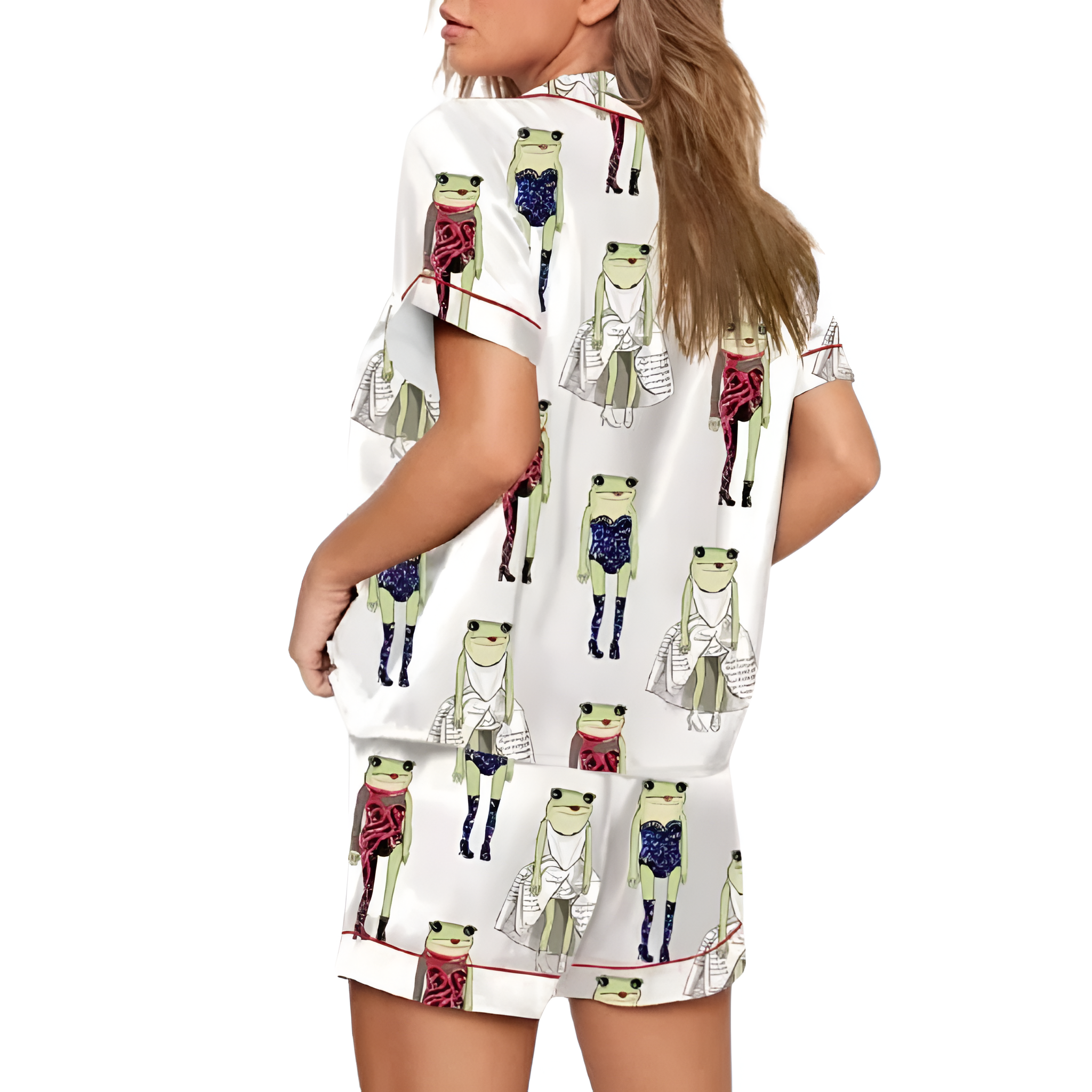 Eras Tour Frog Printed Pajama Set
