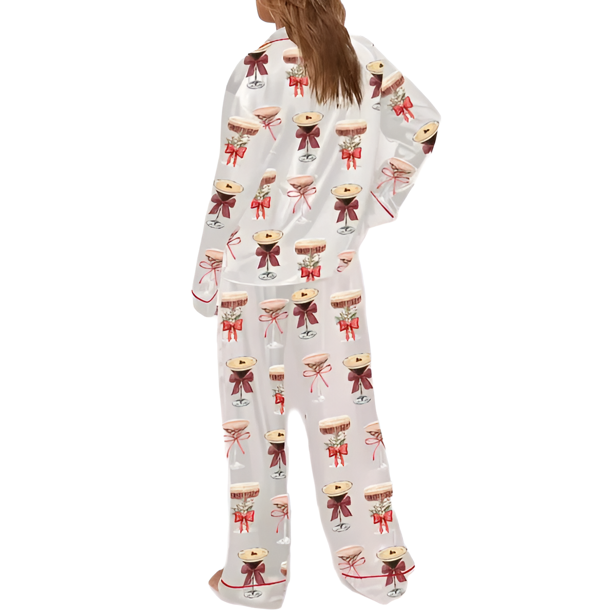 Espresso Martini Art Christmas Pajama Set