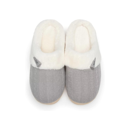 Slip On Fuzzy Memory Foam Slippers