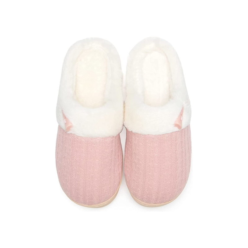 Slip On Fuzzy Memory Foam Slippers