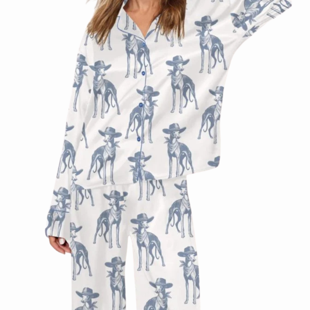 Whippet Cowboy Pajama Set