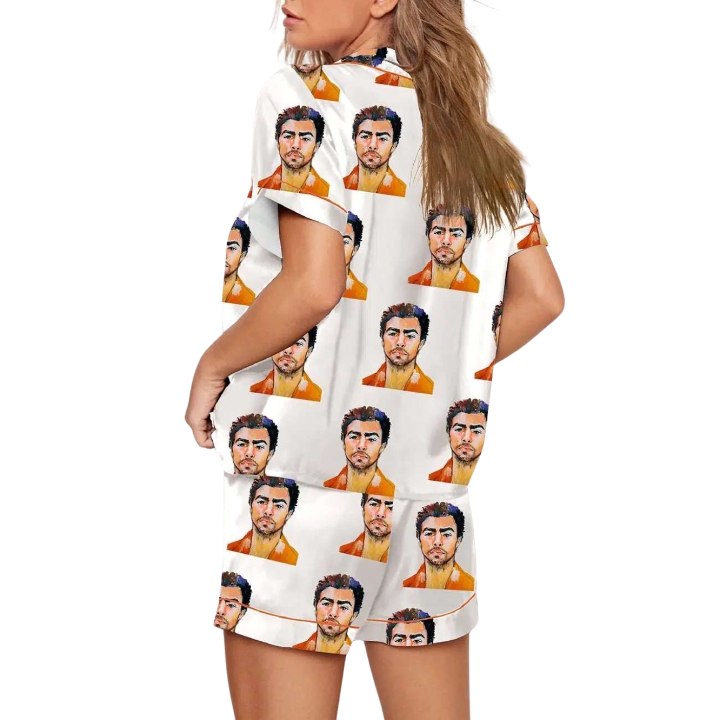 Luigi Mangione Print Pajamas For Women