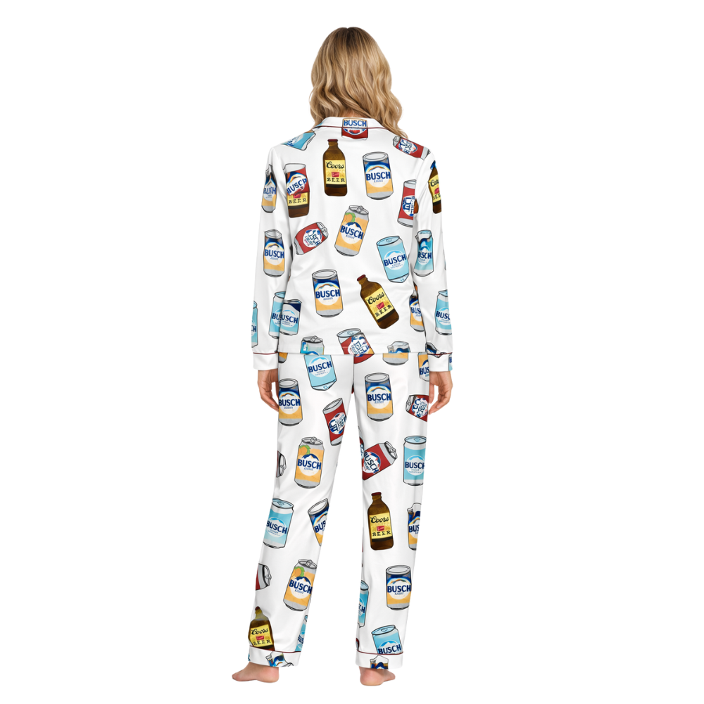 Classic Beverage Design Sleepwear Pajama Set