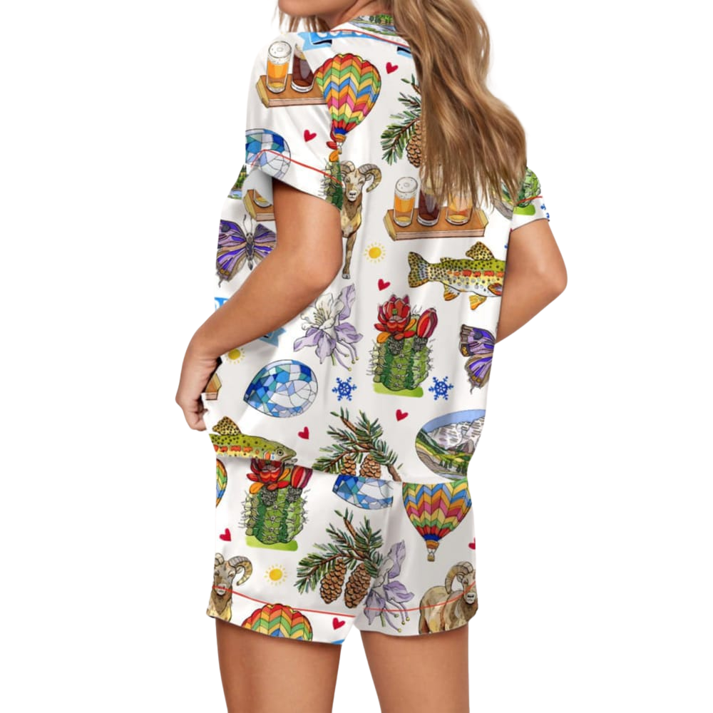 Colorado State Travel Pajama Set