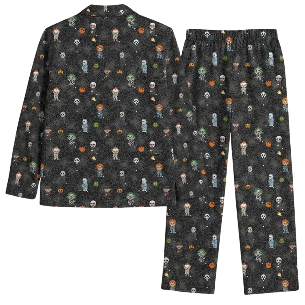 Funny Horror Character Themed Pajama Set