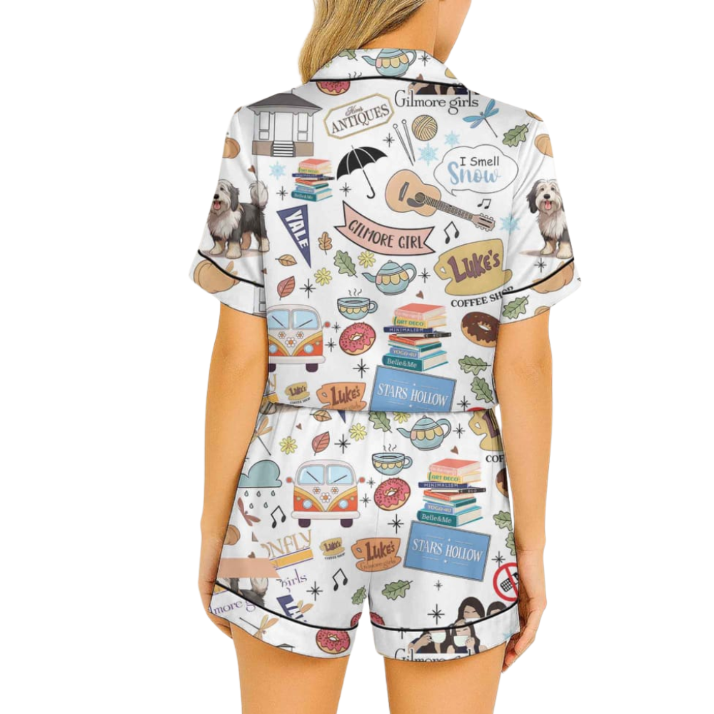 Autumn Vibes Themed Pajama Set