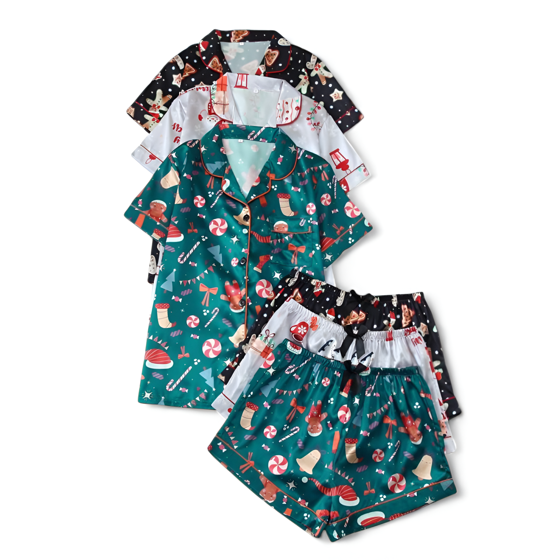 3 Pairs Christmas Pajama Sets