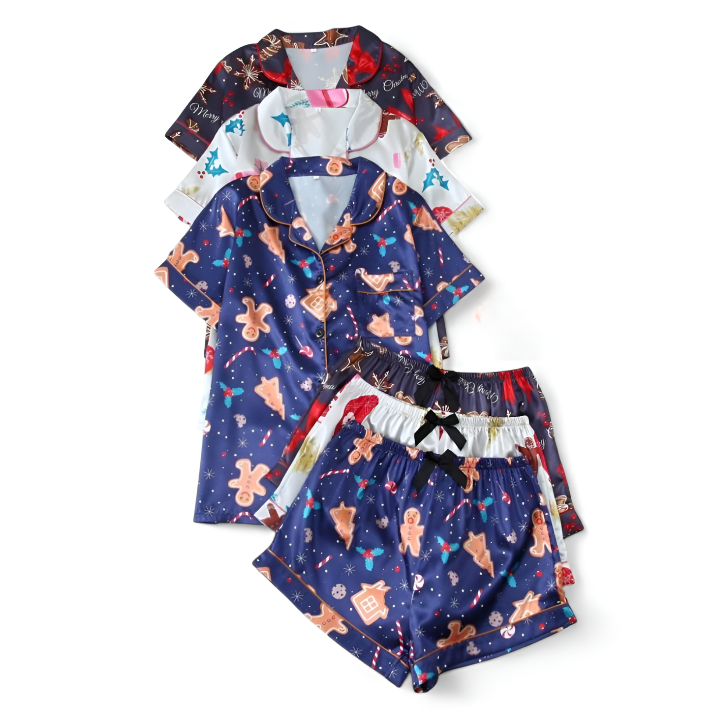 3 Pairs Christmas Pajama Sets