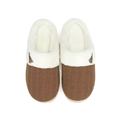 Slip On Fuzzy Memory Foam Slippers