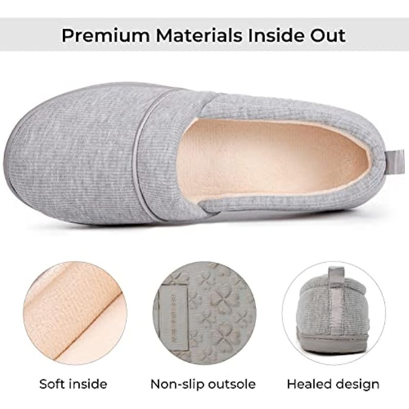 Classic Design Memory Foam Loafer Slippers