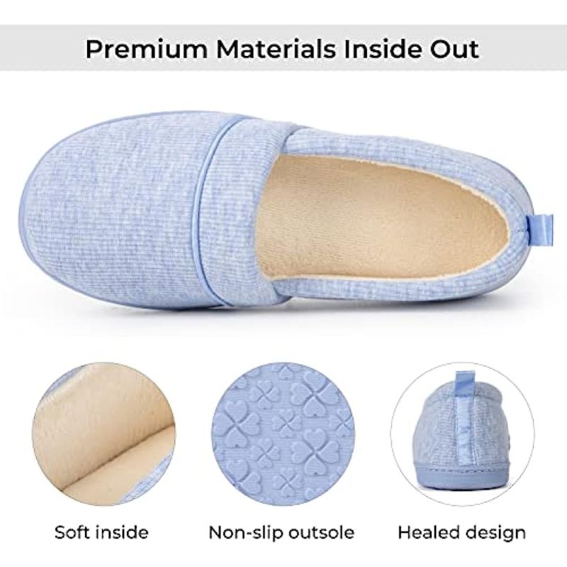 Classic Design Memory Foam Loafer Slippers
