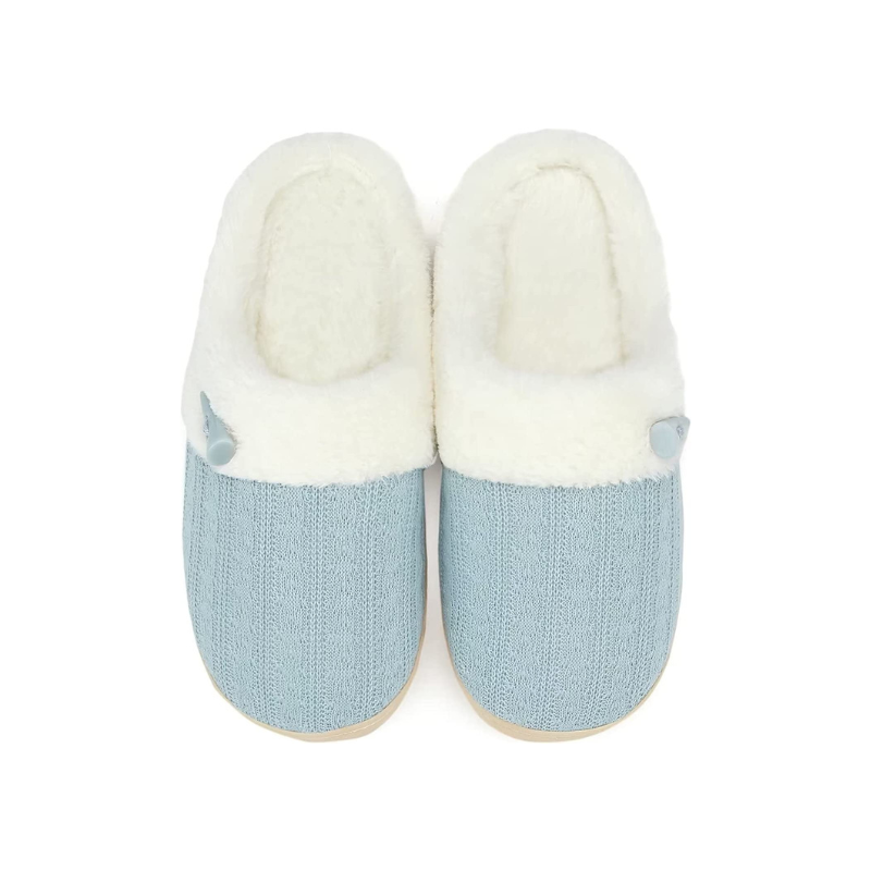 Slip On Fuzzy Memory Foam Slippers