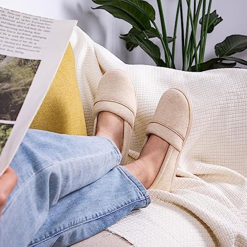 Classic Design Memory Foam Loafer Slippers