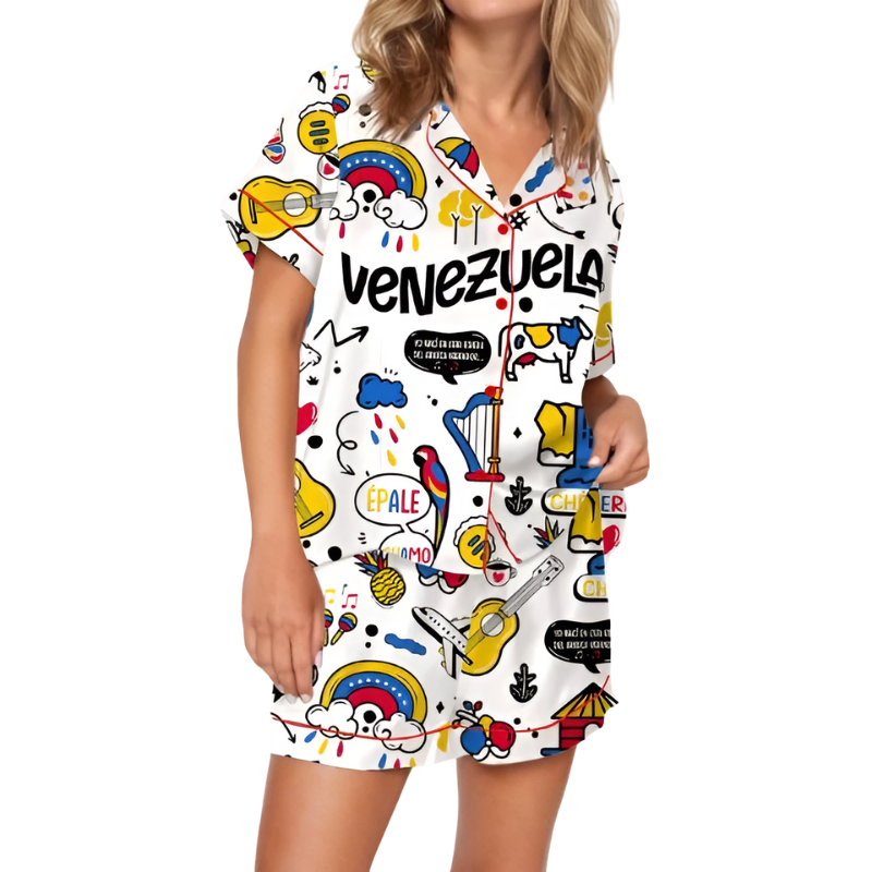 Venezuela Printed Pajama Set