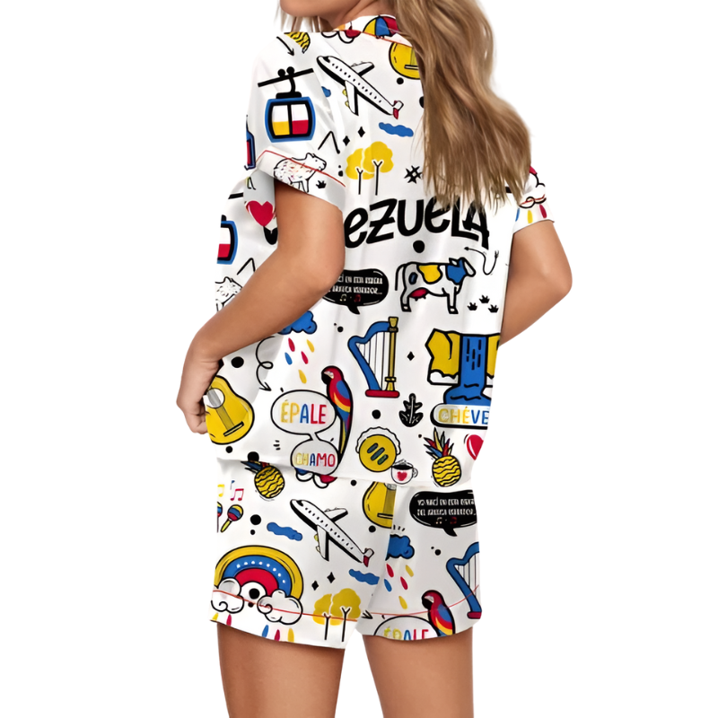 Venezuela Printed Pajama Set